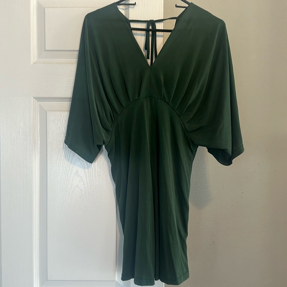 Pink Lilly mini dress. Green. Medium